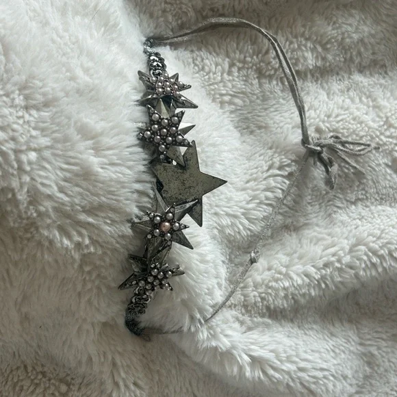 Free People Starry Night & Crystal Headband Tiara - Picture 2 of 4